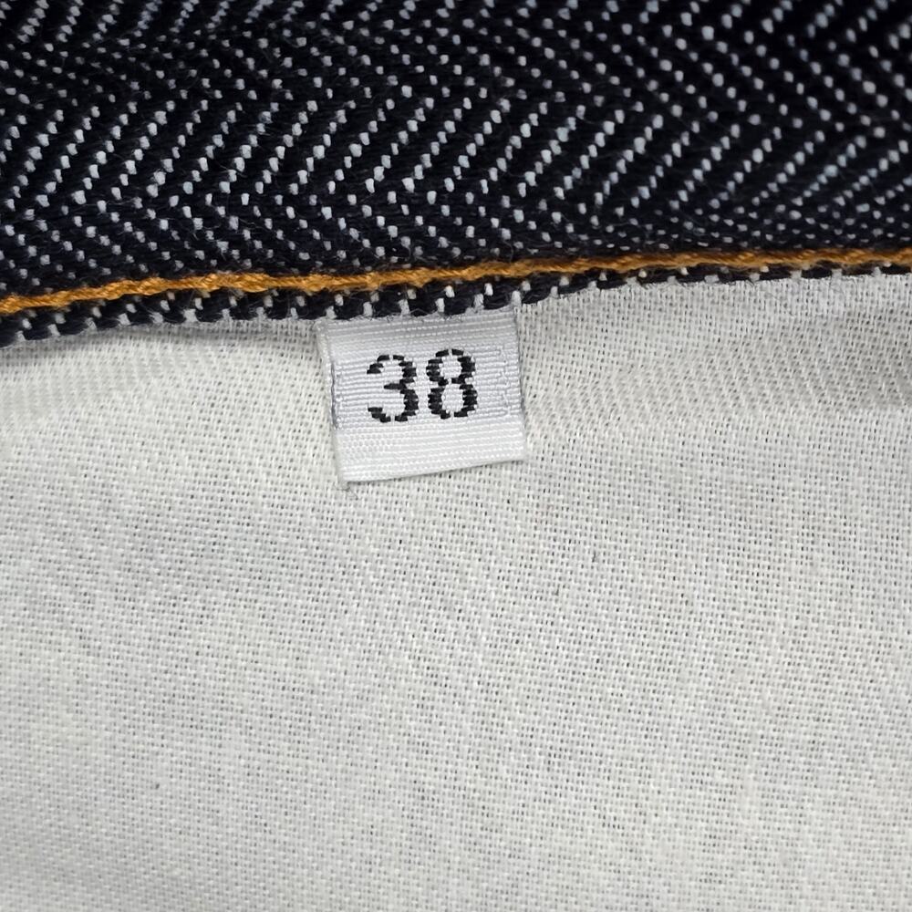 Gustin Mens 38x30 Button Fly 562 Herringbone Jeans - Picture 15 of 16